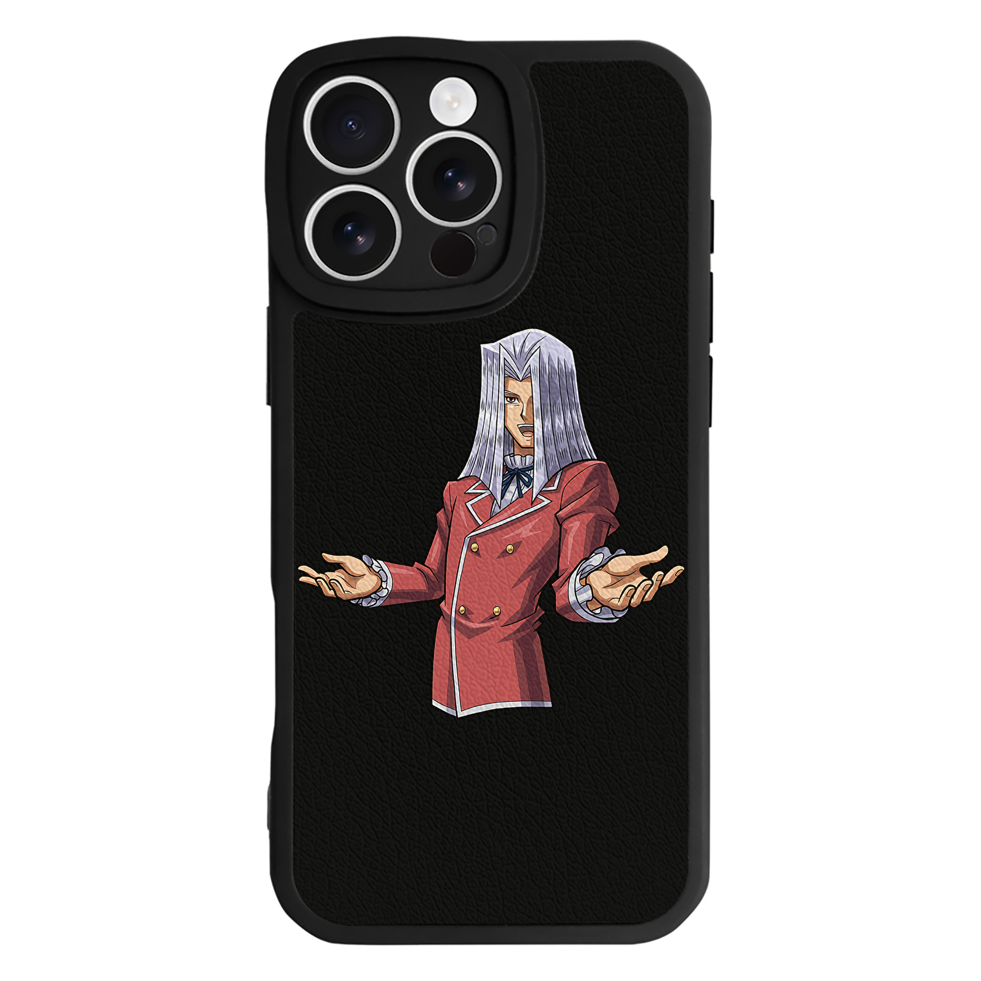 遊☆戯☆王 Yu-Gi-Oh! 【iPhone 16シリーズ対応】シリコンスマホケース（レザー調） 材質：シリコン